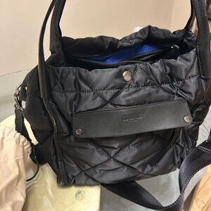 MZ Wallace Black Quilted Small Madison Shopper - Pristine Condition